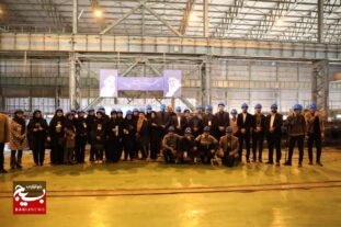 اردوی راهیان پیشرفت اصحاب رسانه خوزستان در شرکت فولاد اکسین